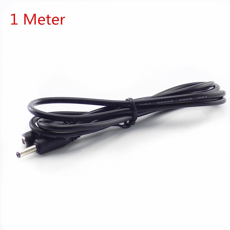 1/1.5/3/5M Male Female DC Power Accessory Extension Cable 5V 2A Power Adapter Cord 3.5mm x 1.35mm Connector for CCTV Security Camera