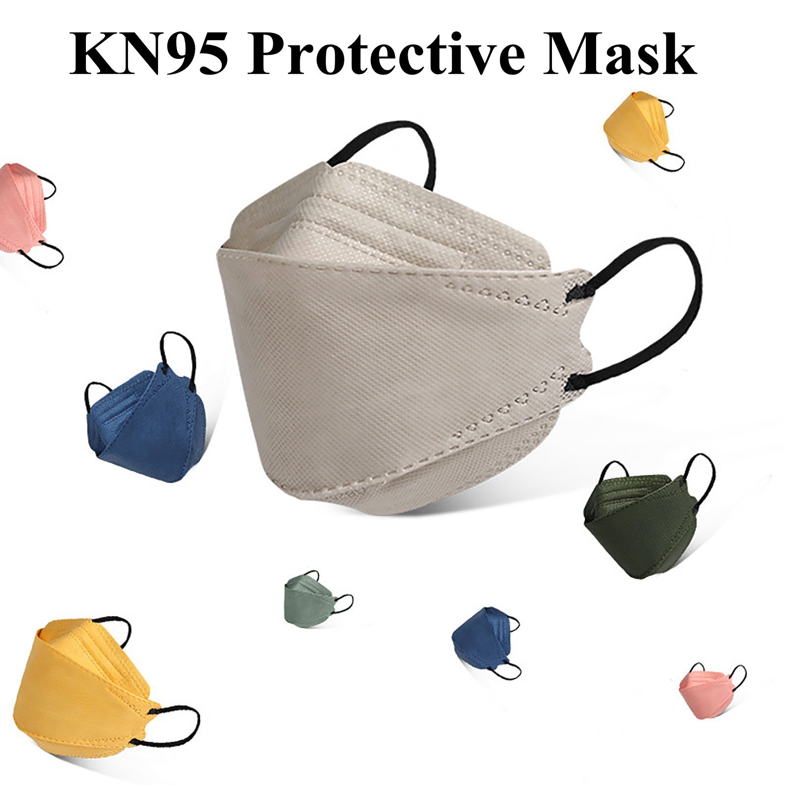 4 Layers Reusable Korean KN95 Masks Black Mascherine FFP2 CE Certificate Mascarillas FPP2 Protective Adult Face Mask ffp2fan