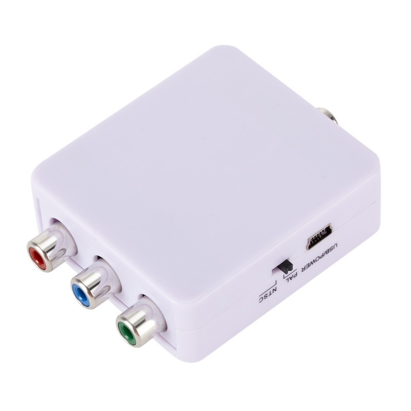 New Mini YPBPR to CVBS Converter Video Component to AV Converter for TV Display