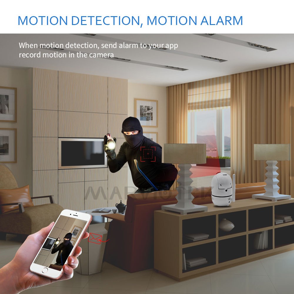 720P Baby Monitor Smart Home Alarm Crying Mini Surveillance Camera with WiFi Security Video Surveillance Camera IP ptz ycc365 tv