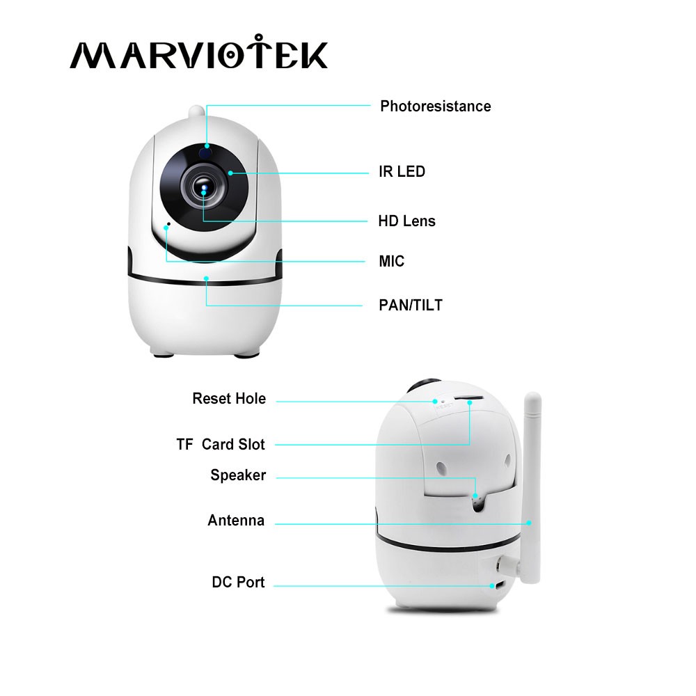 1620P Wireless IP Camera WiFi 360 CCTV Camera Mini Pet Video Surveillance Camera with WiFi Baby Monitor ycc365 1080P Smart Home