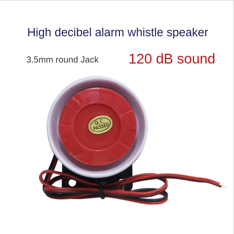 220V Siren Loudspeaker Anti-theft Piezoelectric Alarm Waterproof Siren