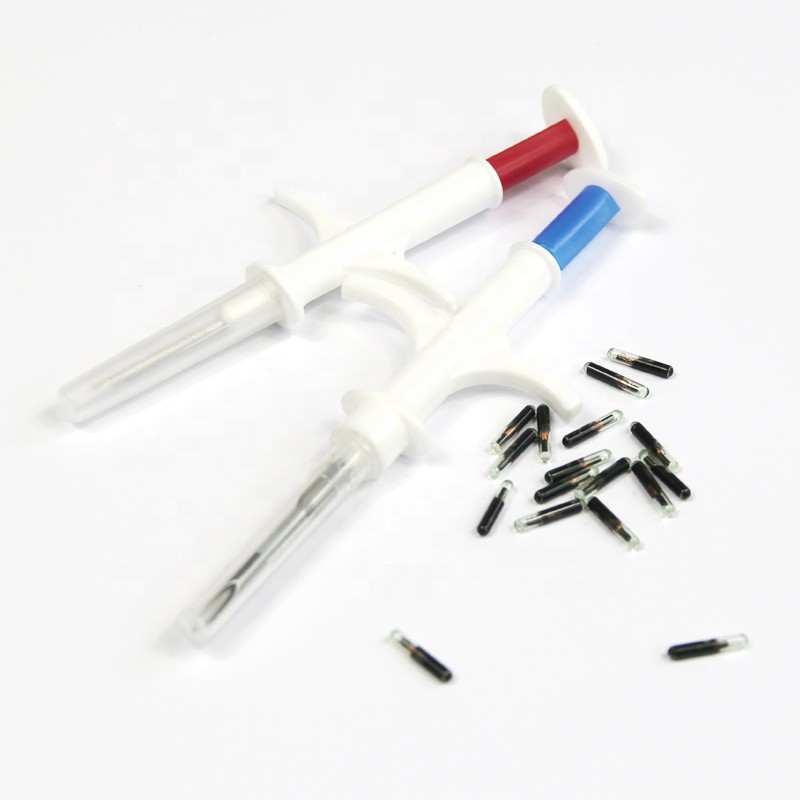 80pcs/lot 1.4 x 8 mm134.2KHz RFID Glass for pet identification tag, tag for animal tracking/identification pet syringe chip