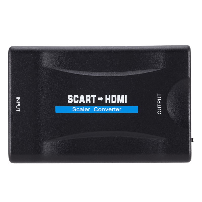 1080P Converter High-end Video Signal Converter Converters with DVD Compatible Scart to HDMI Charging Cable