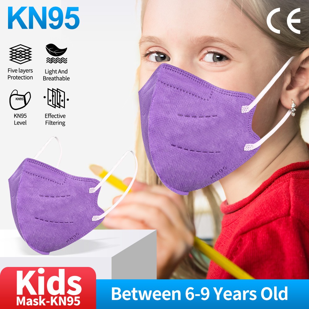 10/20/50pcs ffp2mask niños 6-9old mask for children kn95 mascarillas niños ce washable kids ffp2reutilizable fpp2 infantil masks