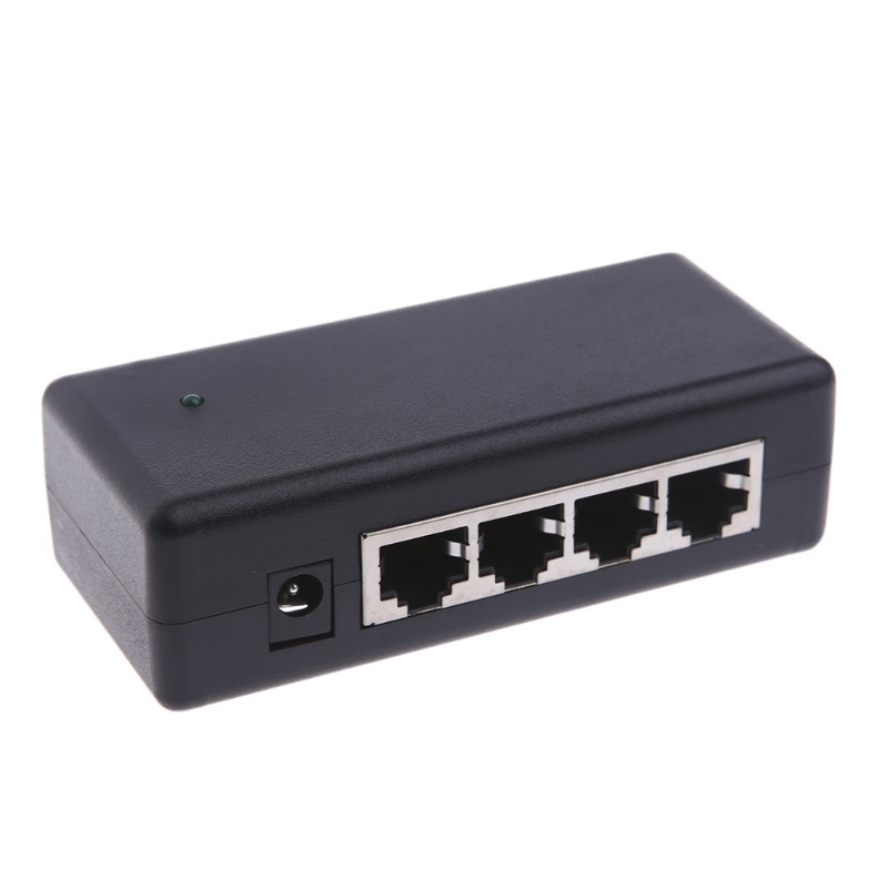 4 Port PoE Inverter For CCTV Surveillance IP Cameras PoE Power Adapter PoE