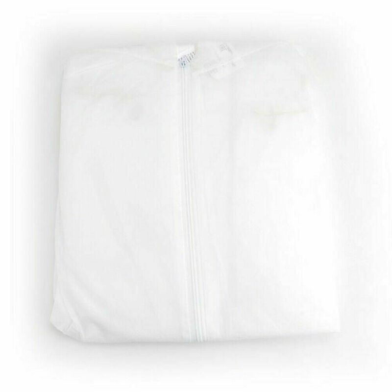 Reusable protective suit coverall solid material suit safety cover labor protection suit anti spit liquid splash protection clothing