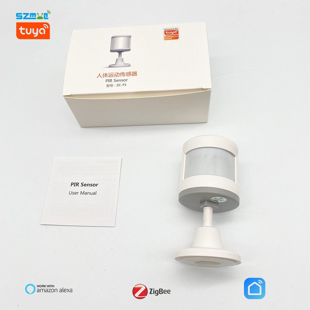 Tuya human body smart sensor body induction movement motion sensor connection zigbee work with smartlife app security system