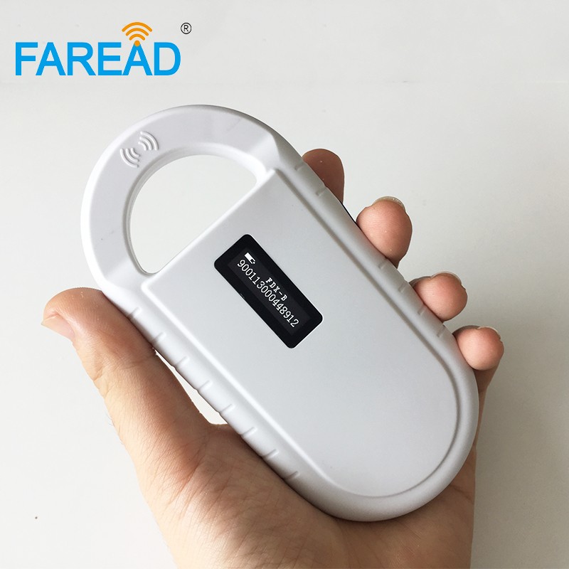 2022 BT ISO11784 FDX-B Pet ID Animal Chip Reader USB Device RFID Handsfree Microchip Scanner for