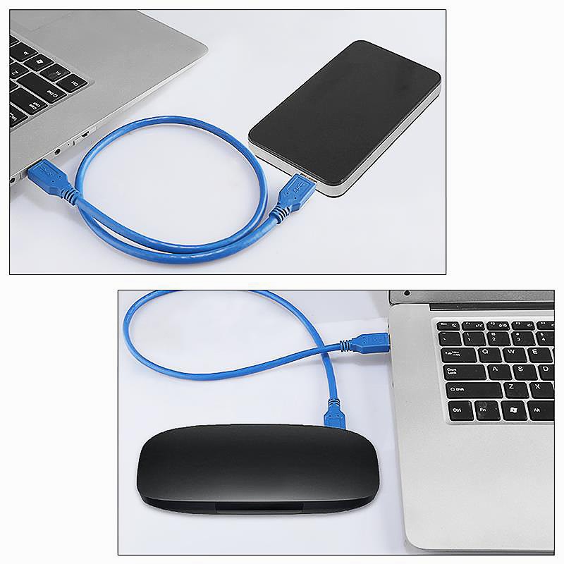 USB 3.0 Data Cable High Speed ​​USB A Male to Male Cable 0.6M AM/AM Extension Cable