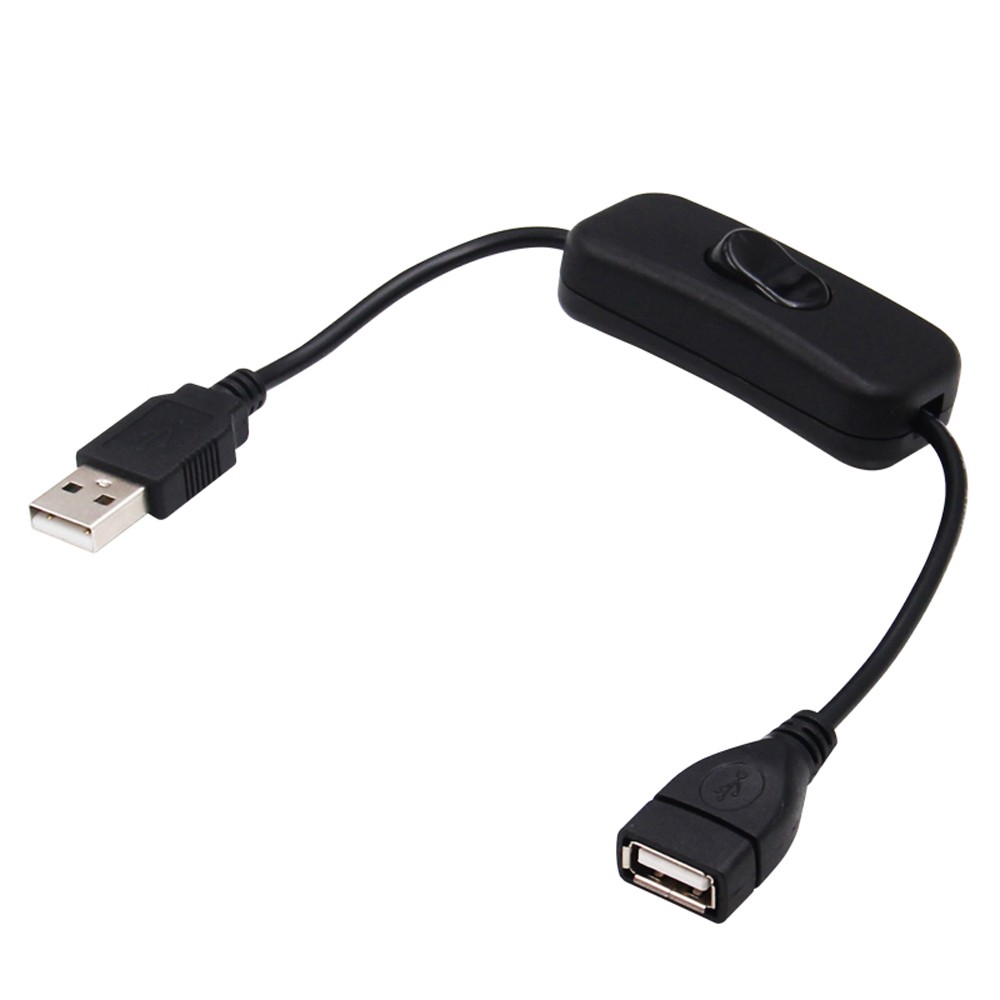 28cm USB Cable With Switch ON/OFF Accessory Extension Switch Cables For USB Lamp USB Fan Power Supply Line Durable Adapter Hot Sale