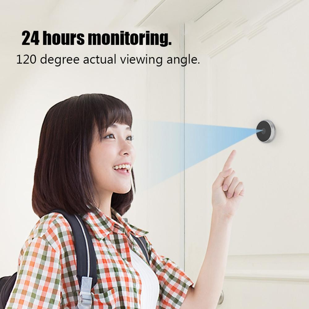 3.5" SN-35A Digital Door Bell LCD 120 Degree Peephole Viewer Photo Visual Monitoring Electronic Cat Eye Camera