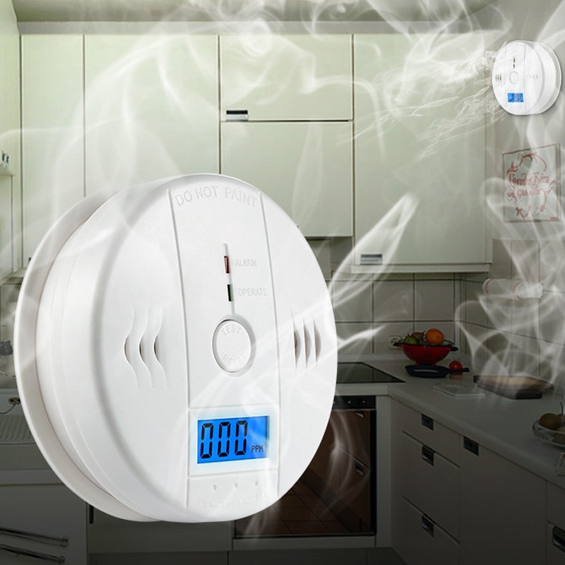 Security Loud 85db Photoelectric Carbon Monoxide Detector CO Gas Sensor Standalone CO Poisoning Gas Alarm Detector