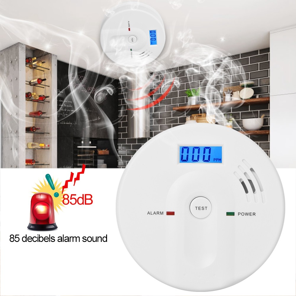 Brand New LCD Display Digital Carbon Monoxide Gas Poisoning Sensor Alarm Warning Detector JKD-603