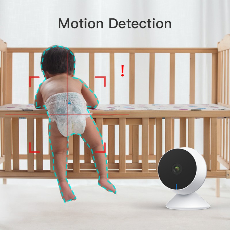 Laxihub Mini IP Camera Wifi Webcam Baby Monitor With Motion Detection Night Vision Smart Home Monitoring Camera