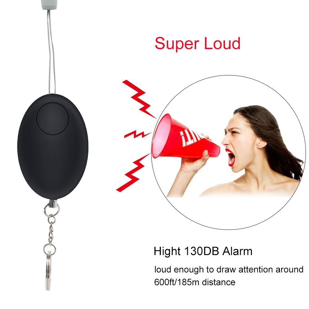 Low Price 120dB Self Defense Alarm Egg Girl Women Security Alarm Personal Safety Scream Loud Keychain Emergency Alarm