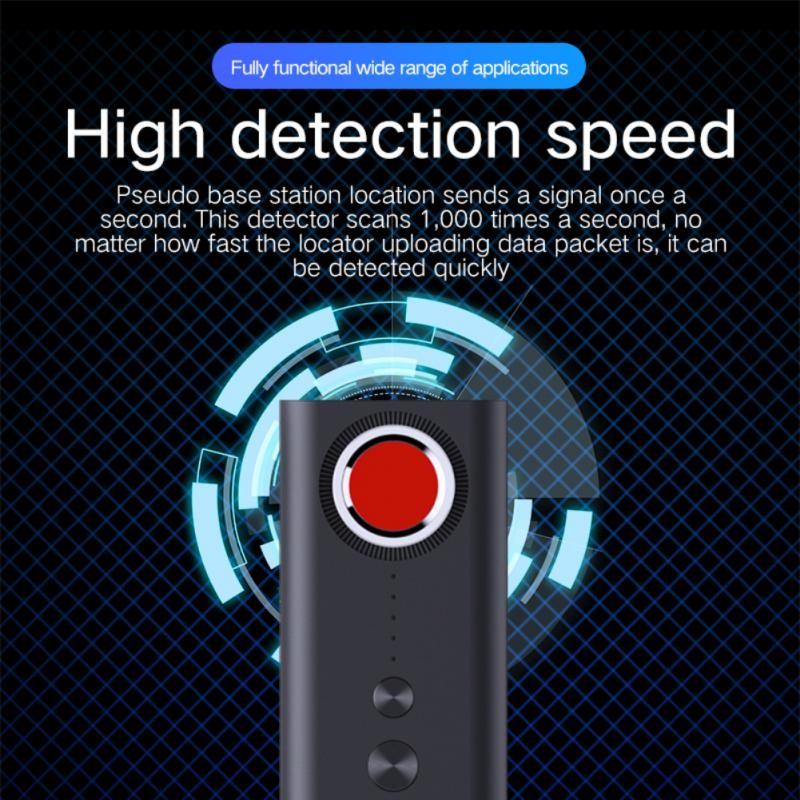 T1 Anti-Spy Hidden Camera Detector Portable Prevent Monitoring Wireless Signal Detector Car GPS Positioning Tracking Hotel Detection