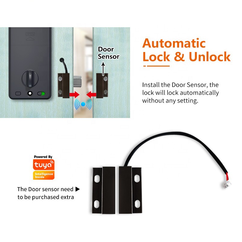 Tuya Smart Outdoor Lock Waterproof IP66 Outdoor Smart Fingerprint Door Lock Fechadura Digital Password for Home Hotel