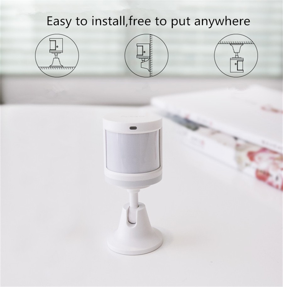 Aqara - human body motion sensor, light intensity, ZigBee, wireless, wifi, for Xiaomi mijia Mi home app