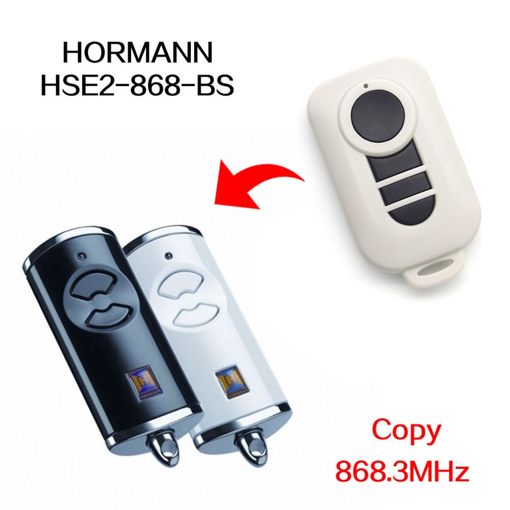 1 قطعة hörmann HS HSS HSE HSD HSP 1 2 4 5 868 BS التحكم عن بعد HSE2 HSE4 HS1 HS4 HS5 HSS4 HSP4 HSD2 بوابة كراج عن بعد 868MHz