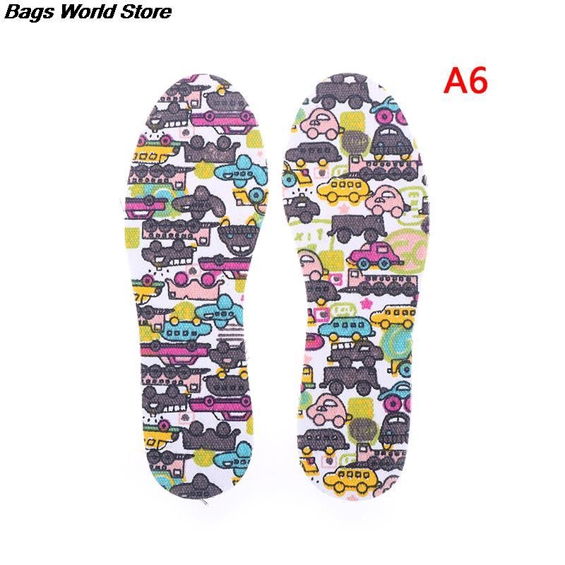 Children Baby Insoles Memory Foam Comfort Cushion Insole Shoe Boys Girls Cute Cartoon Insoles Cushion Breathable Insert