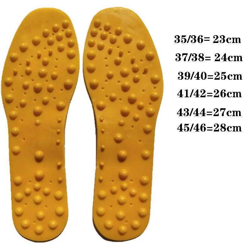 High quality orthopedic insole arch support insole soft rubber sports health care physiotherapy acupuncture point massage insole