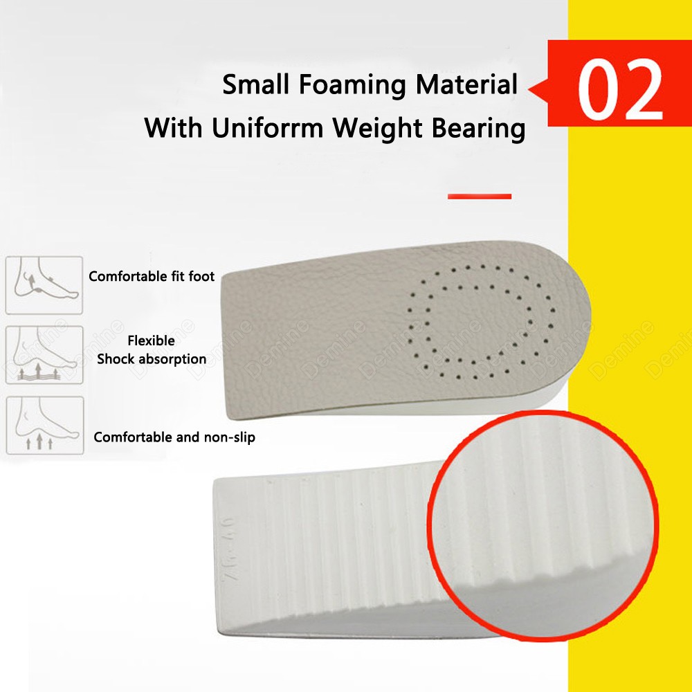 Invisible Half Insoles for Women Shoes Insert Height Heel Pads Shoe Lift Height Insoles Foot Care Concave Heel Cushion Pad