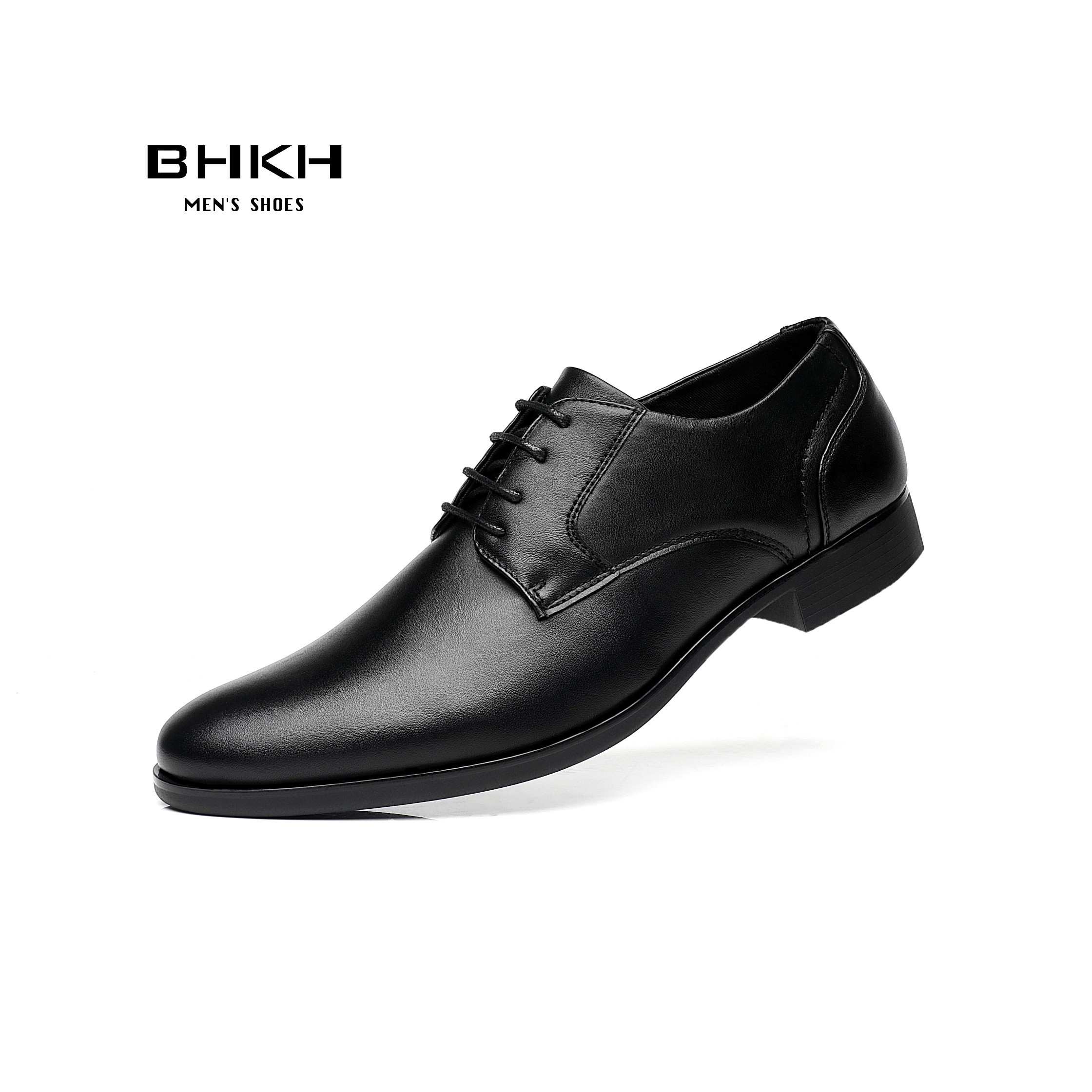 BHKH 2022 Mens Formal Dress Shoes Spring Autumn Lace Up Men Wedding Shoes Smart Business Office Work For Men Shoes