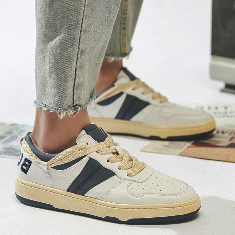 Resabina 2022 Ins Style Genuine Leather Women Sneakers Spring Casual Women Shoes Home Shoes Female Size 35-39