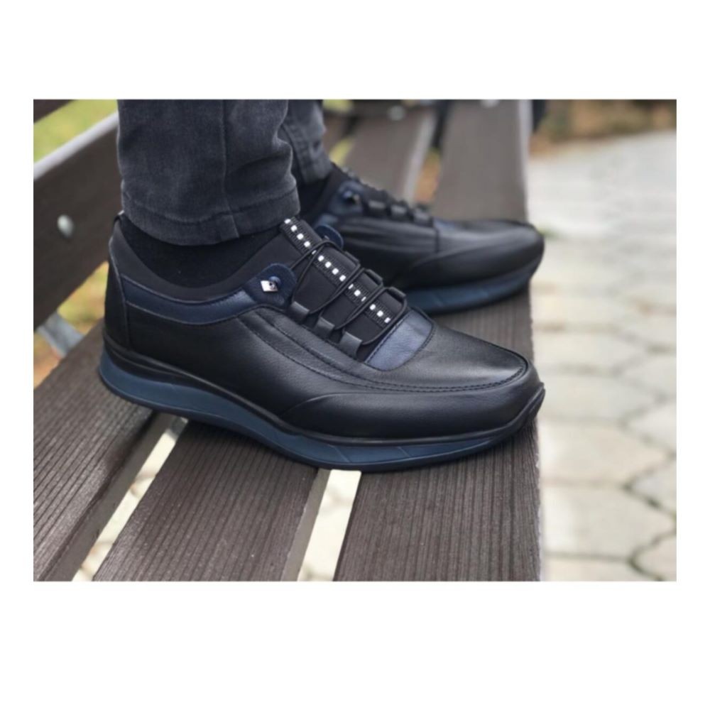 Genuine Leather Full Orthopedic Shoes Luxury Genuine Leather Men Soft Casual Shoes Male Lofearlar Comfortable Hiking Shoes