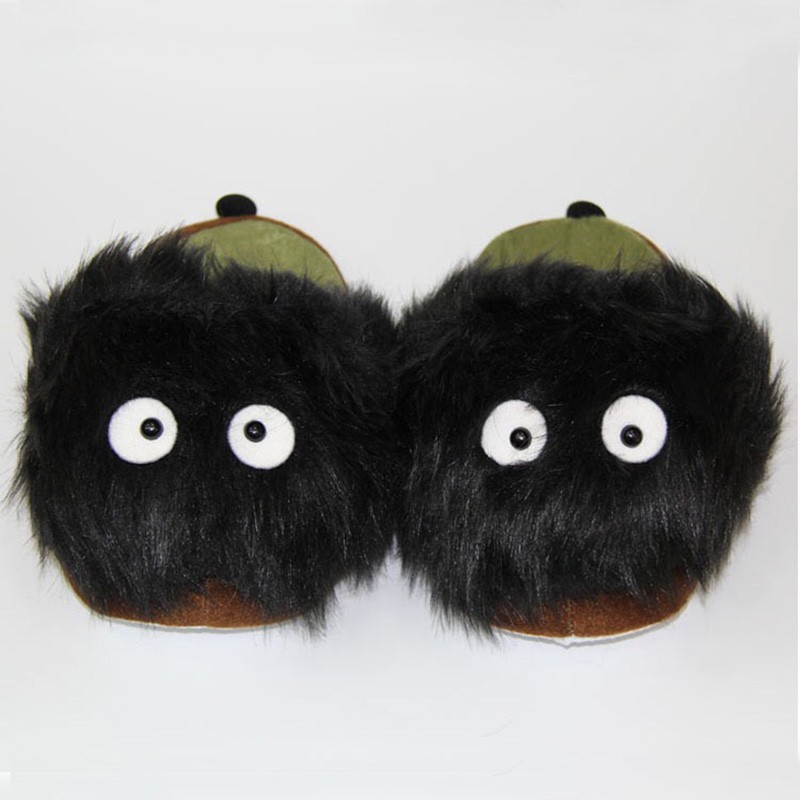 28cm New Cartoon My Neighbor Totoro fairy Dust Plush Slipper Winter Indoor Slippers For Adults Free Shipping