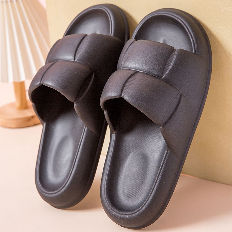 Super Soft Home Platform Slippers Comfortable Soft Bottom Non-slip Bath Shoes EVA Light Slides Couple Indoor Flip Flops