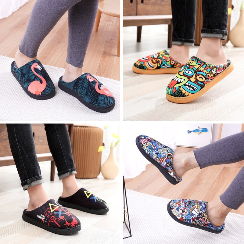 Women Slippers Men Shoes Home Kids Indoor Outdoor Bed Moccasins Fashion Must Have Soft Winter Room Ladies Thin House Sneakers