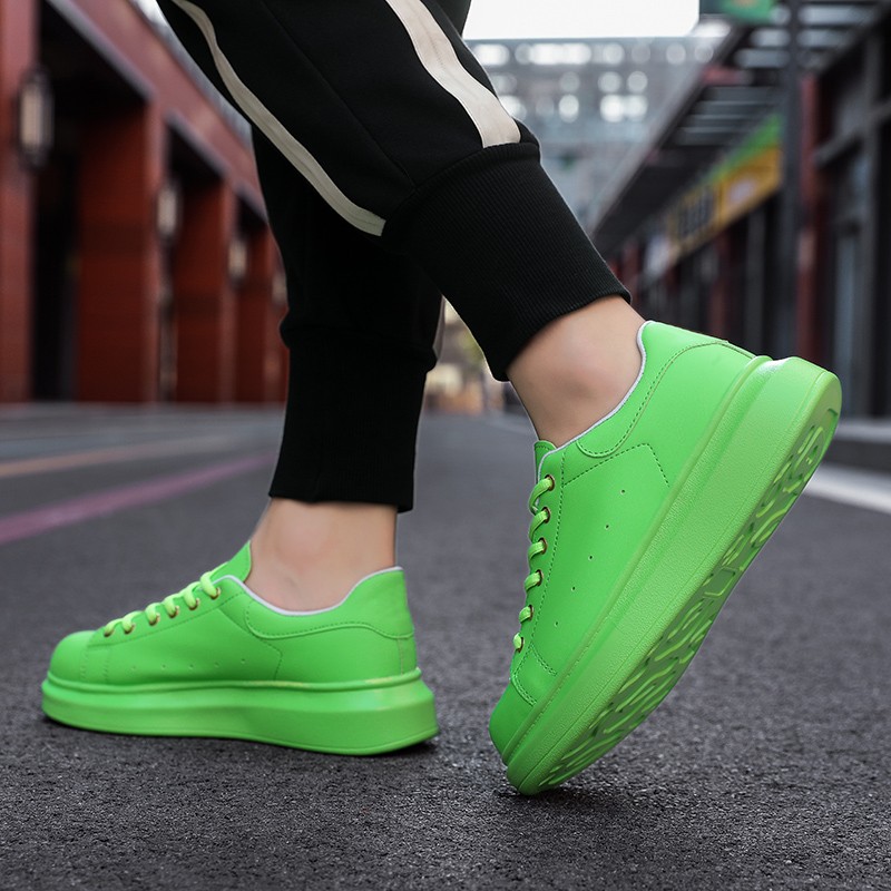 2022 Fashion Women Sneakers Vulcanized Shoes Lover Lace-up Casual Shoes Orange Basket Shoes Breathable Walking Sewing Men Flats