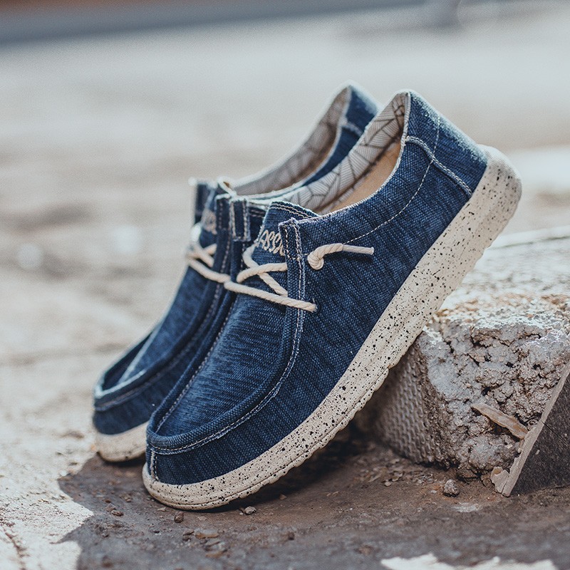 Summer Men Canvas Shoes Espadrilles Casual Shoes Breathable Men Shoes Comfortable Light Lazy Boat Shoes Big Size 39-48