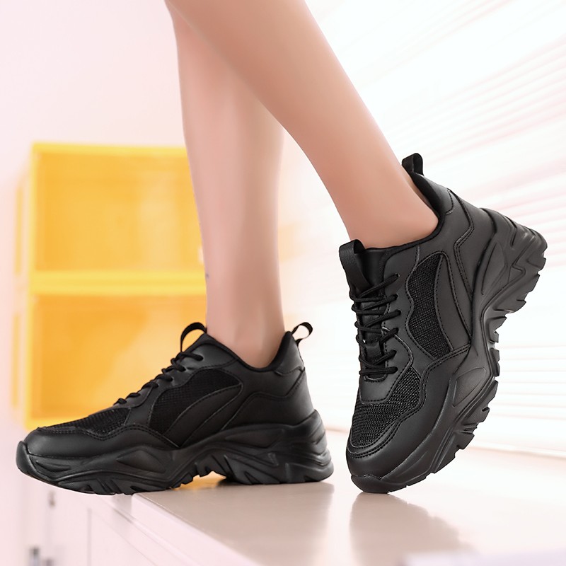 Moipheng 2022 Spring New Chunky Sneakers Women Breathable Shoes Big Size 35-45 Running Shoes Sneakers Women Vulcanized Shoes