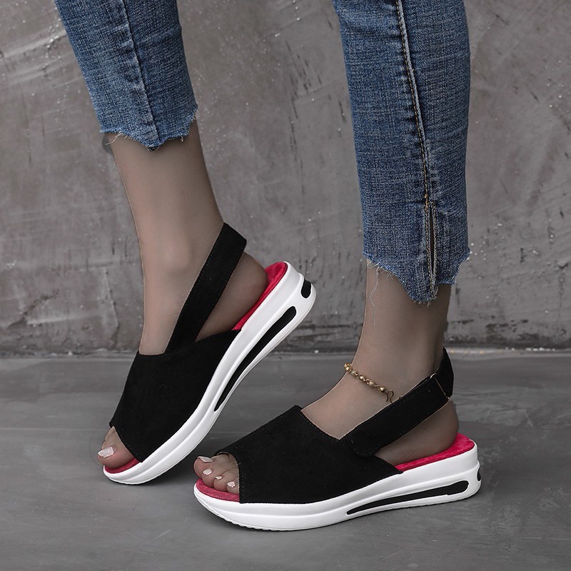 Foreign trade women's sandals in summer 2022, new style of thick-soled fish mouth shoes