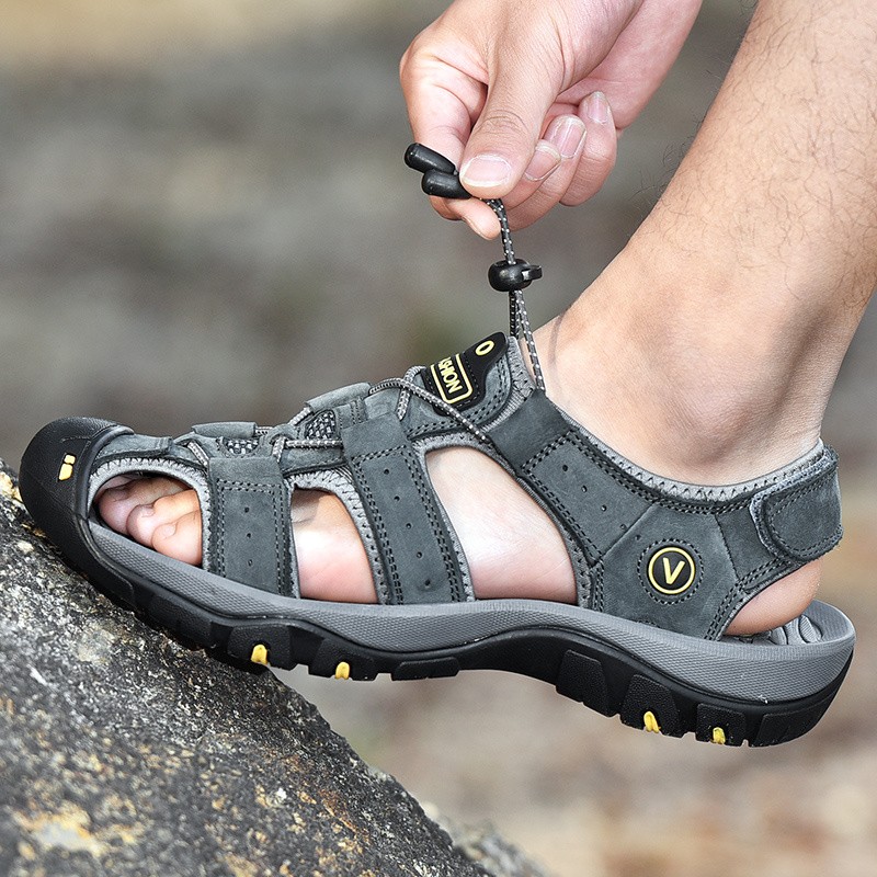 blank stock men sandals summer wear-resistant men sandals man sandals fashion sandals slippers plus size walking shoes