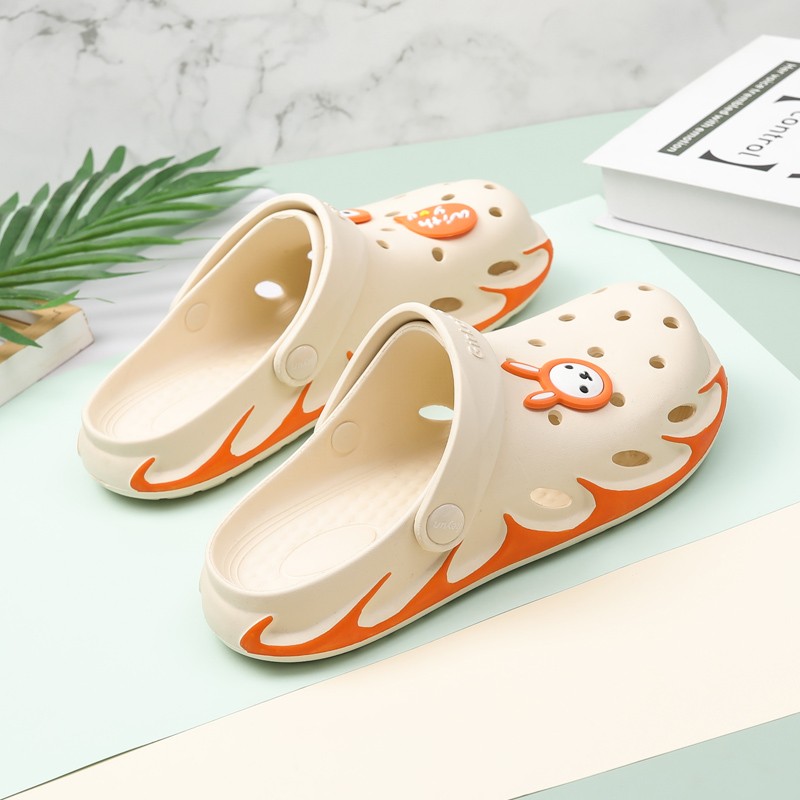 Classic white hole slip-on garden clog women quick-drying summer beach shoe breathable outdoor sandals flat shoes