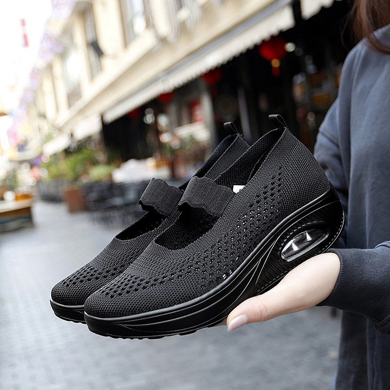 2022 Summer Fashion Women Flat Platform Shoes Woman Breathable Mesh Casual Shoes Moccasins Zapatos Mujer Ladies Boat Shoes