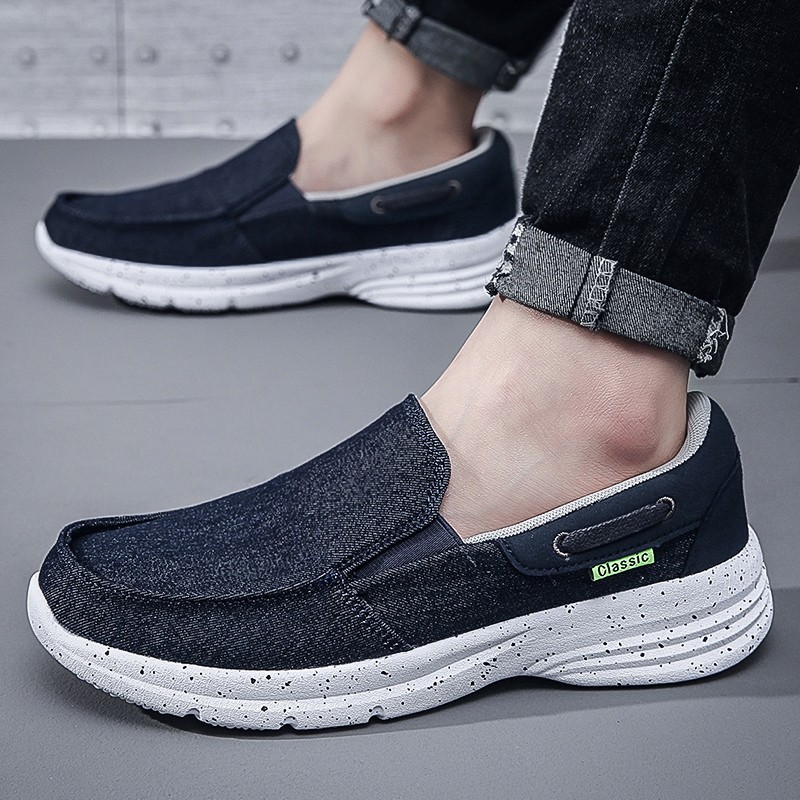 2022 summer men's casual shoes comfortable loafers outdoor lightweight sports shoes fashion men canvas shoes large size vulcanized shoes