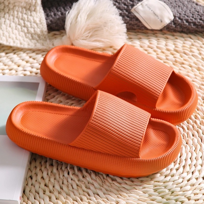 men slippers thick platform slippers summer beach eva soft sole sandal men ladies indoor leisure bathroom anti-slip shoes