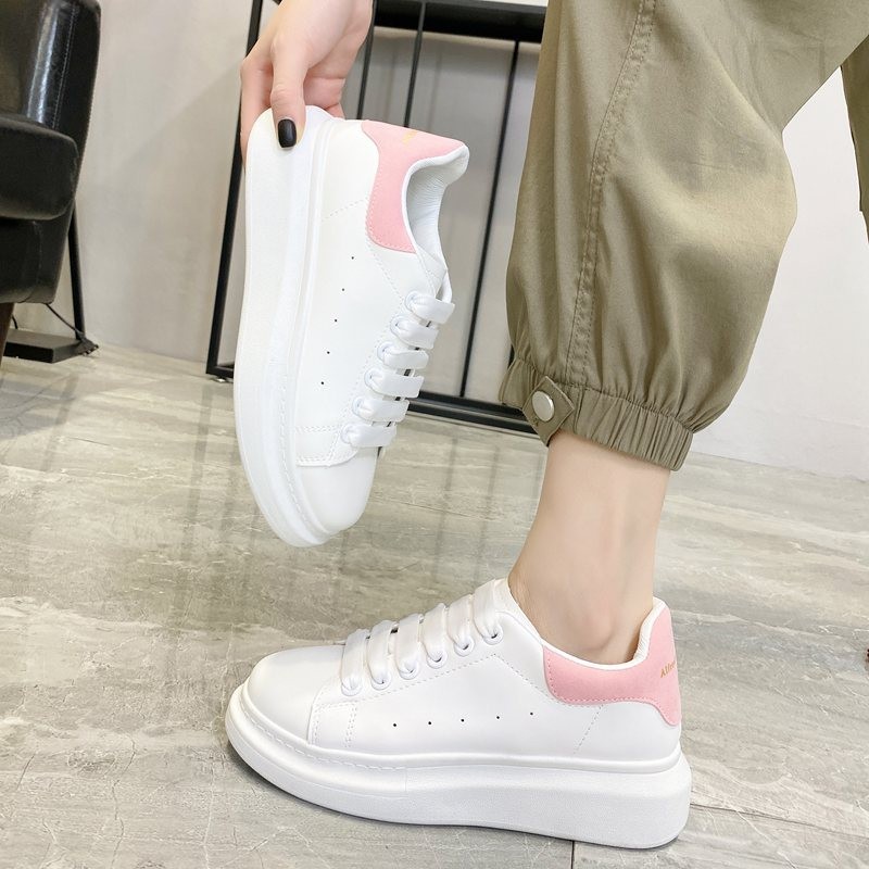 2021 white shoes spring autumn women thick-soled height increasing fashion casual shoes women running shoes ladies sneakers