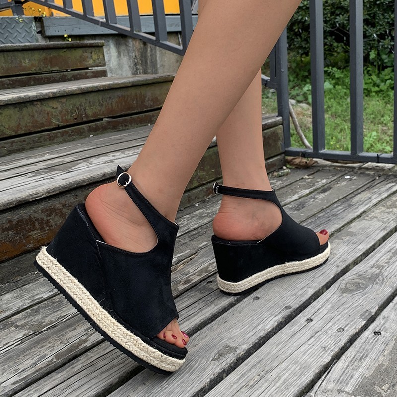 wedges shoes for women high heels sandals summer shoes flip flop chauss femme platform sandal dropshipping fulfillment