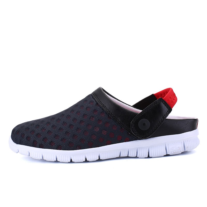 Unisex Summer Mesh Sandal Lightweight Breathable Outdoor Sneaker Slip-on Sneaker Beach Moccasin Shoe