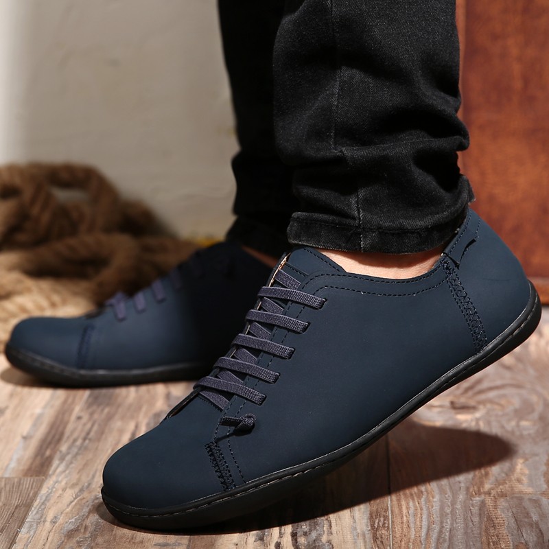 Men's leather lace-up shoes, luxury brand, classic, formal