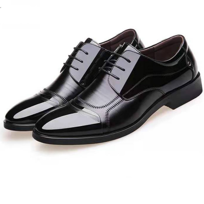 Luxury Business Oxford Leather Shoes Men Breathable Rubber Formal Dress Shoes Male Office Wedding Flats Shoes Mocassin Homme