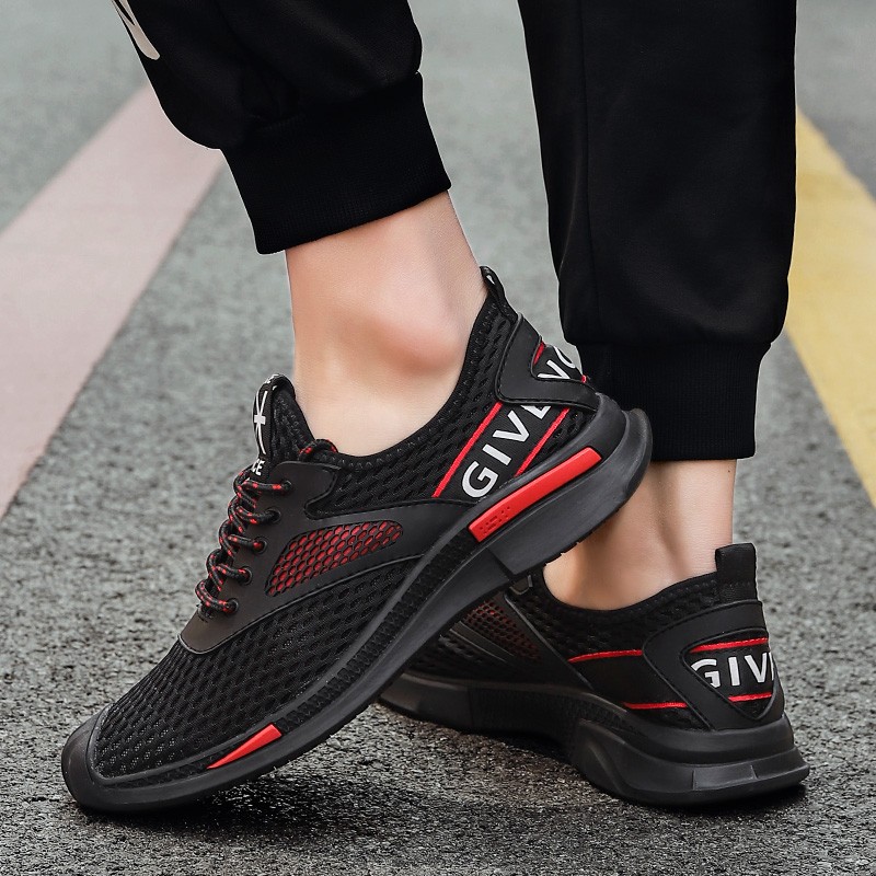 2022 spring new men's sports shoes light shock absorption running shoes breathable tennis sneakers comfortable casual shoes