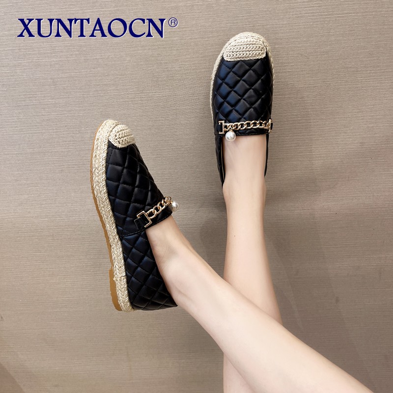 Autumn new fisherman shoes fashion women flats loafers round toe shoes women comfortable shoes mules women flat shoes