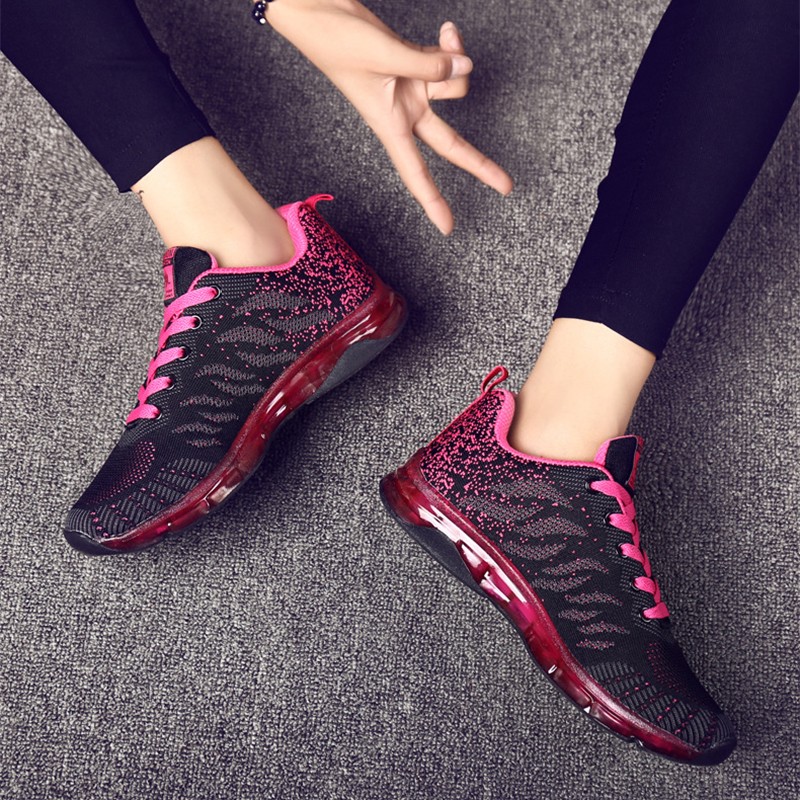 Ladies Mesh Breathable Sneakers Women Comfortable Soft Sole Running Shoes Outdoor Casual Shoes Sneakers